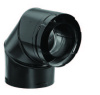 4" X 6" DirectVent Pro - Elbow 90 Deg Swivel (Black)